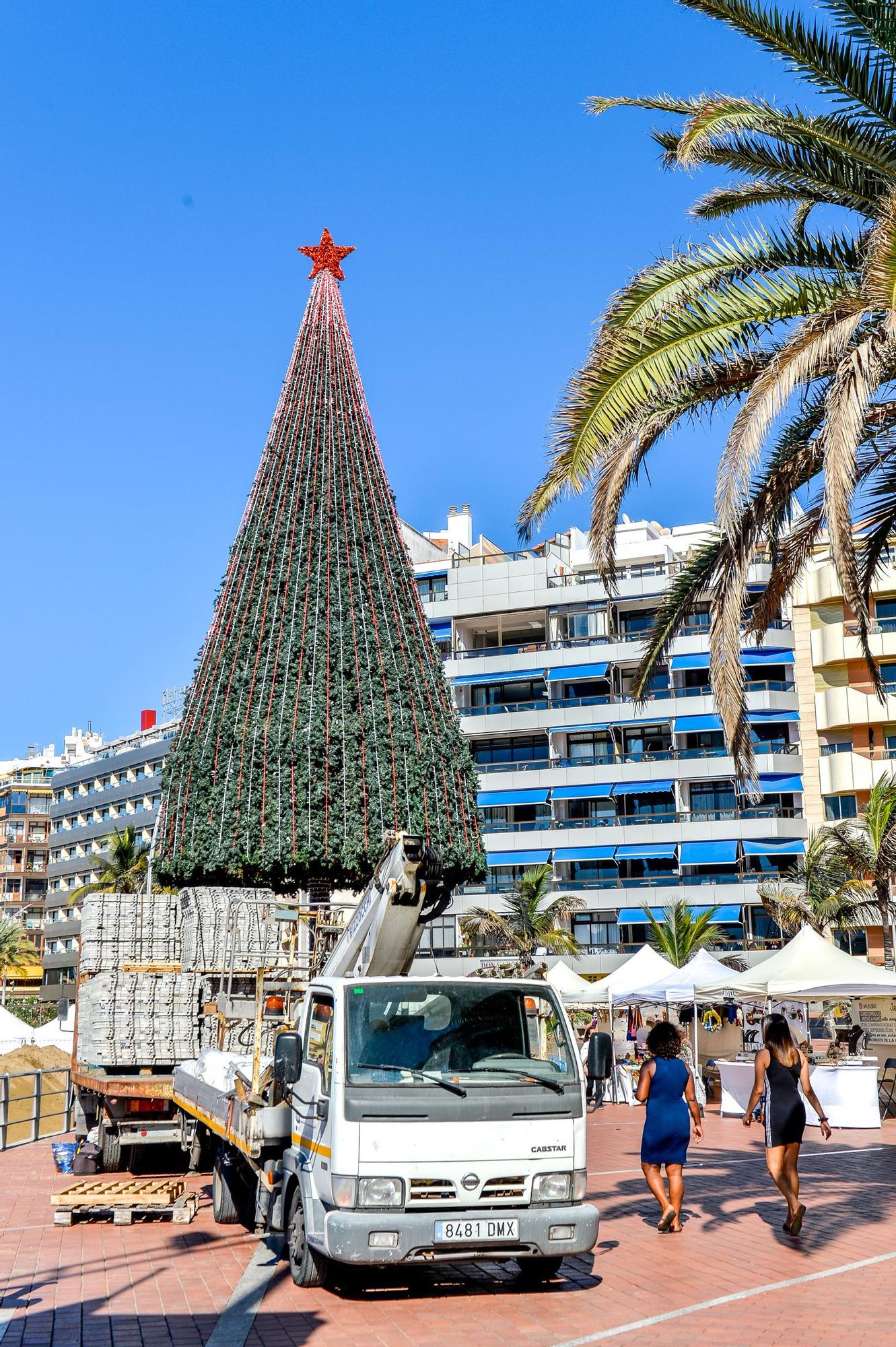 Tiempo en la playa de Las Canteras (1/12/2022)