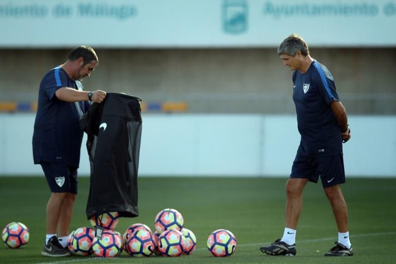 Entrenamiento de puertas abiertas del Málaga CF