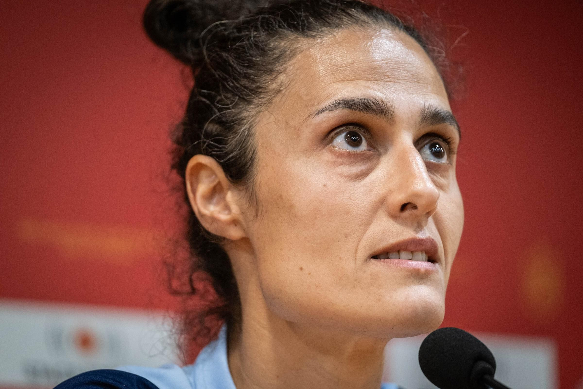 Training and press conference of the women's soccer team in Tenerife