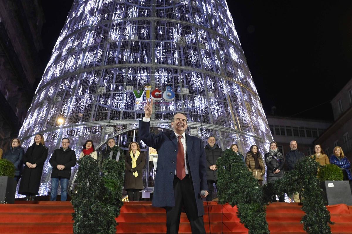 Acto de apagado de las luces de Navidad de Vigo