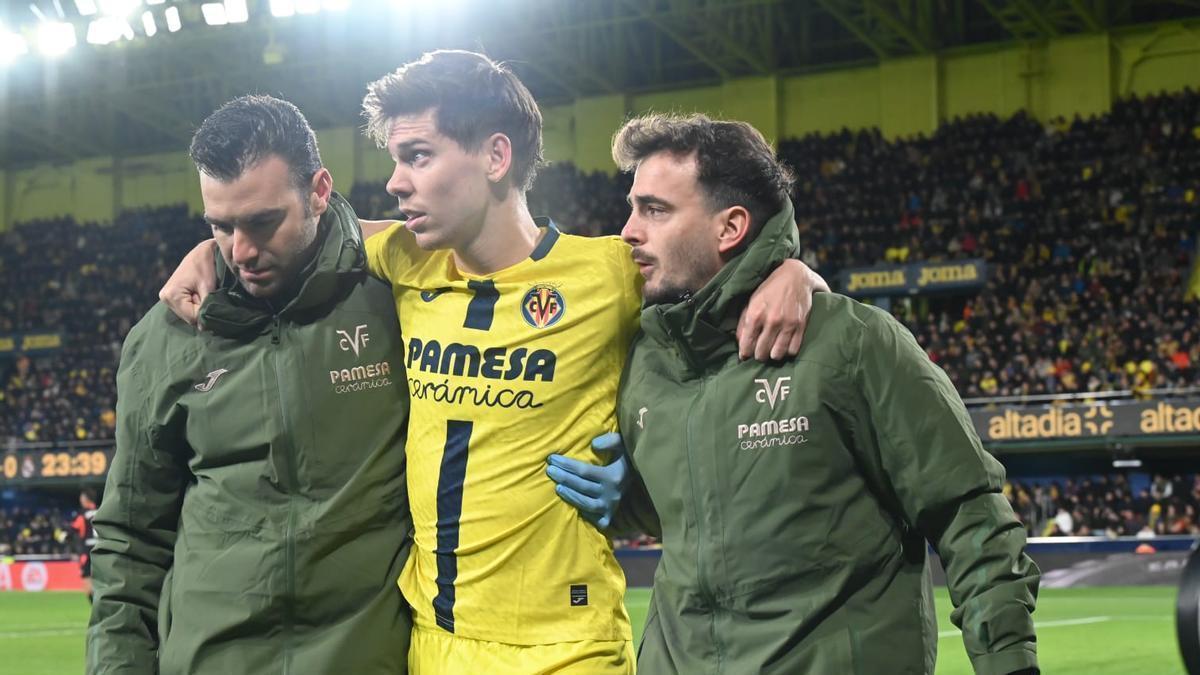 Juan Foyth, lesionado de su talón de aquiles