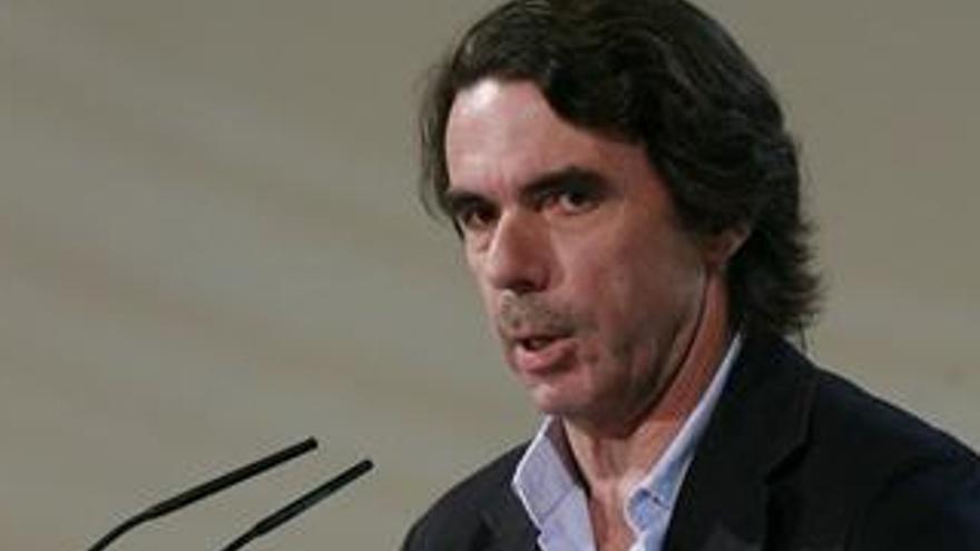 Aznar critica que en crisis se aporten recursos para combatir el cambio climático