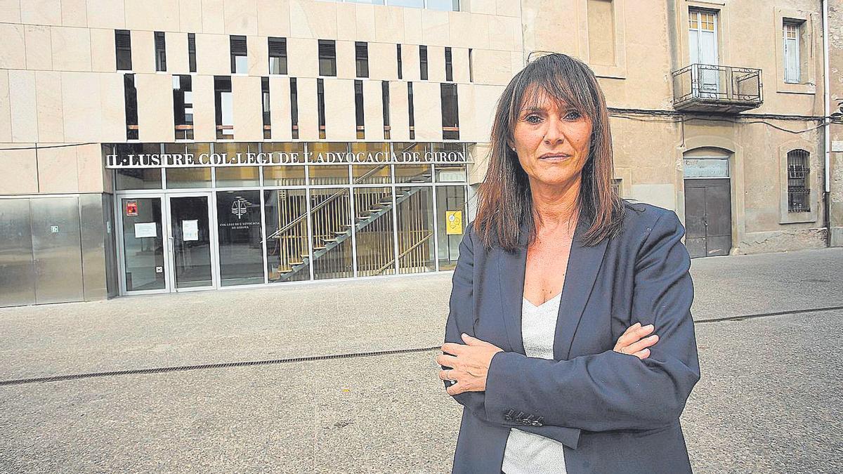 La responsable del torn d’ofici al Col·legi de l’Advocacia de Girona, Glòria Samblàs.