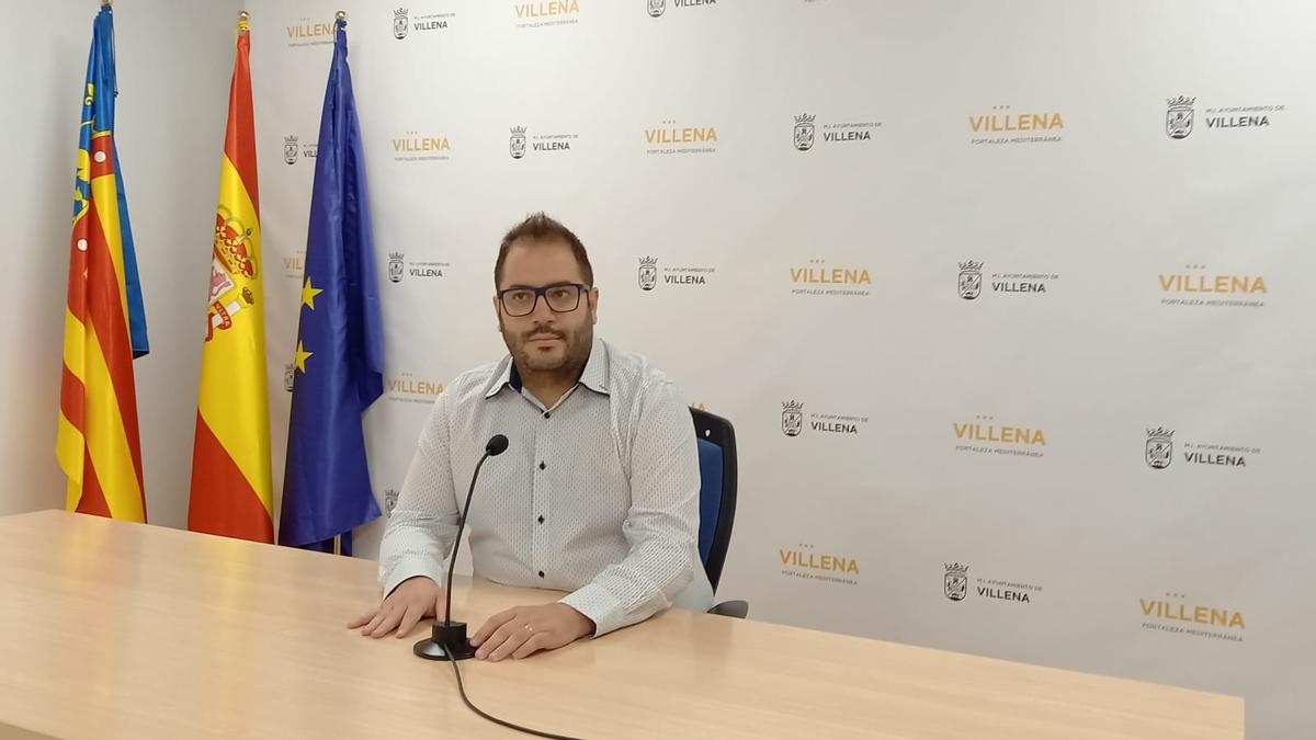 El concejal de Urbanismo de Villena, Javier Martínez.