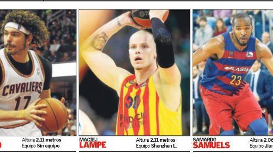 Varejao, Lampe o Samuels, opciones por Kravtsov