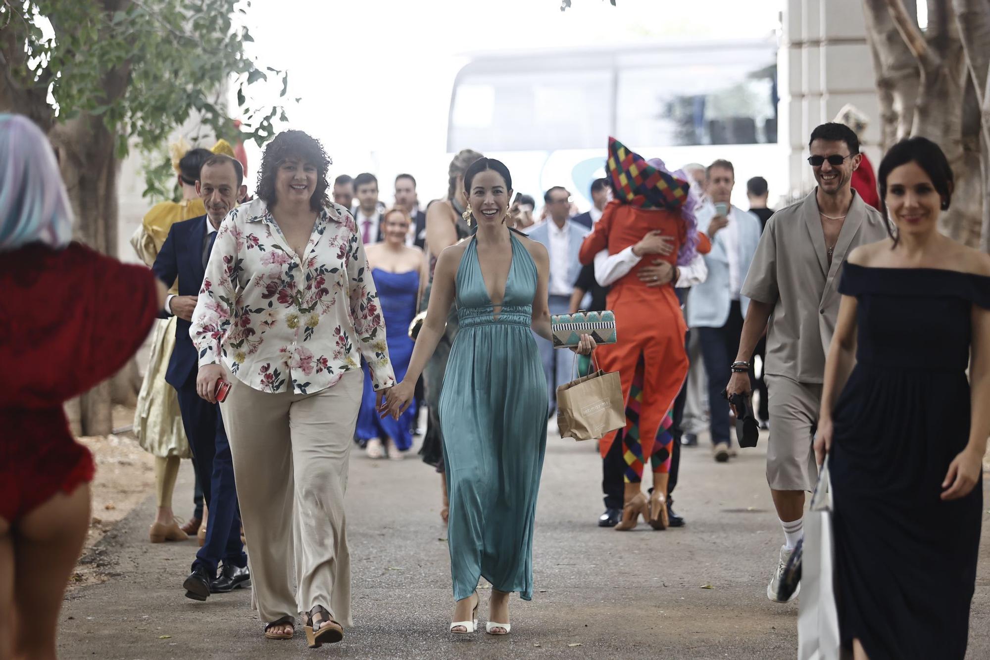 Boda de Nuria Llopis: la alfombra roja