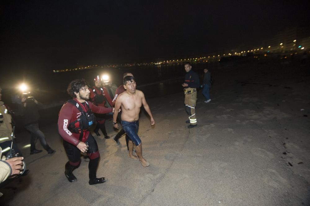 Así transcurrió la noche y amanecieron las playas