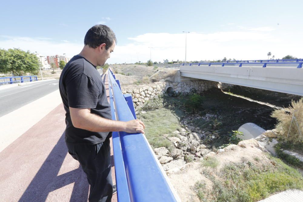 El estado del barranco de San Antón, con riesgo de