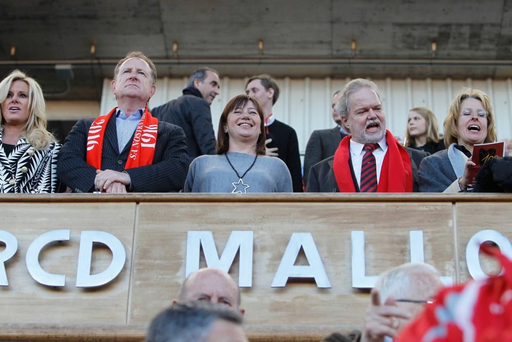 El palco del partido del Centenario