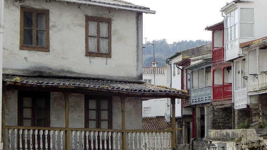 Viviendas del casco histórico de Betanzos, donde la Xunta promueve la rehabilitación.