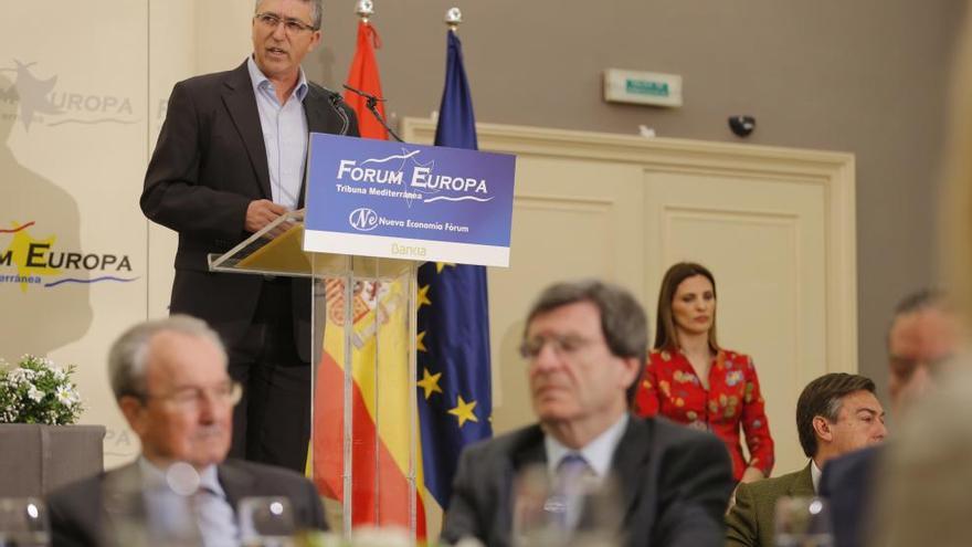 Rafael Climent, esta mañana en el Fórum Europa.