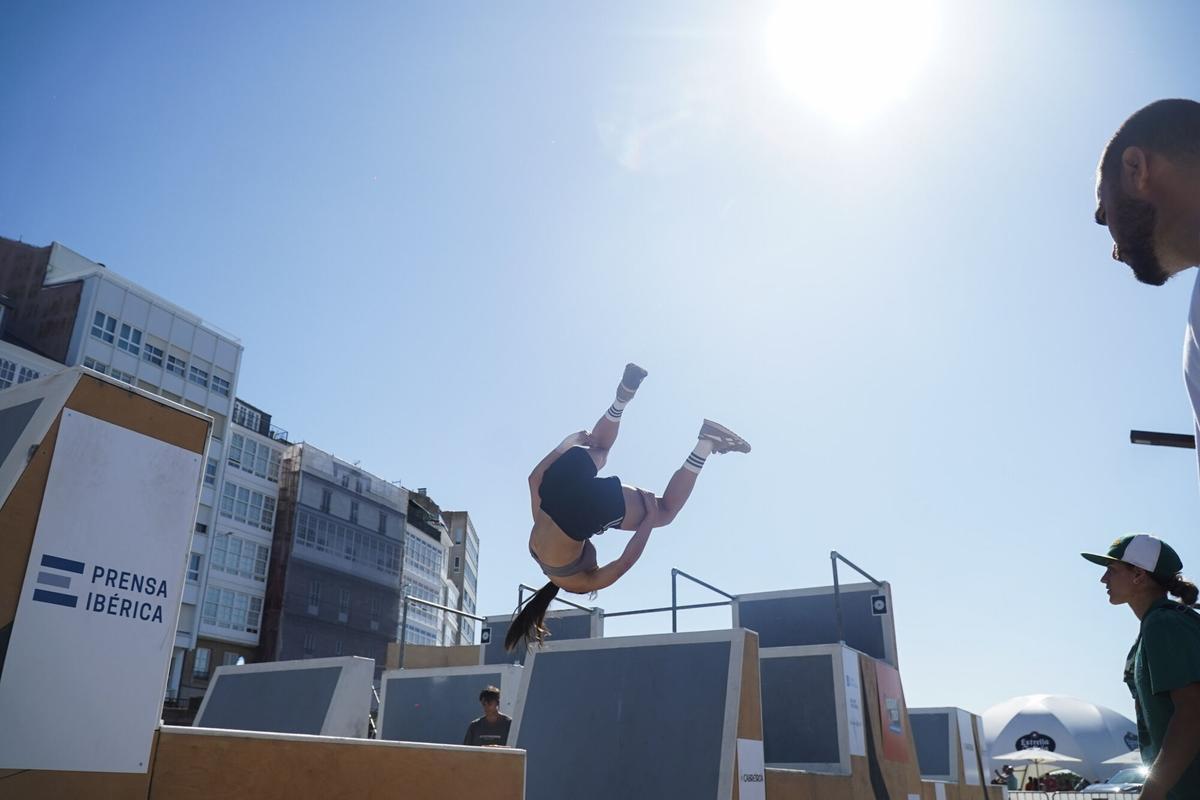 Finales de Freestyle de parkour de GRAVITEO A Coruña Xacobeo