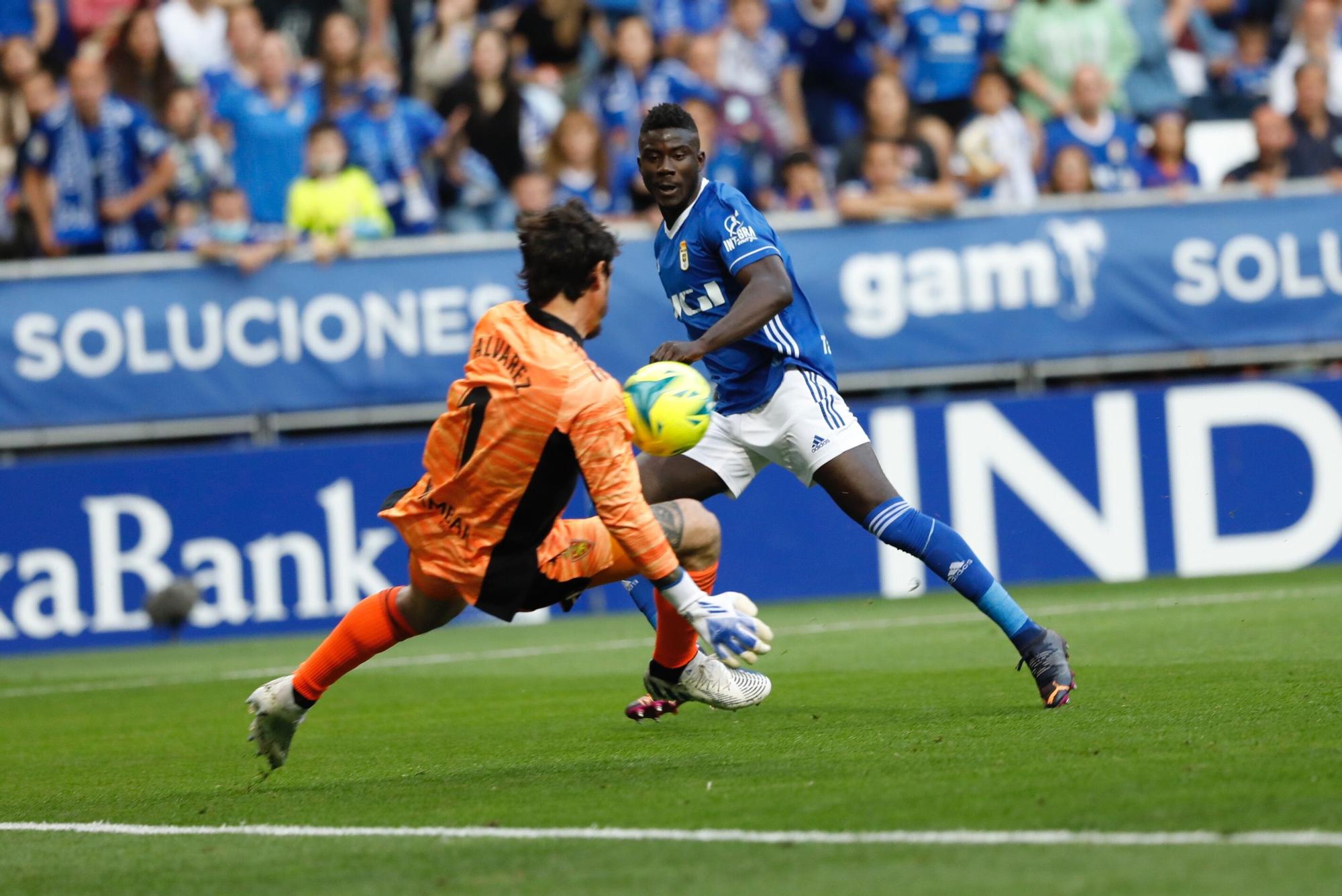 Real Oviedo - Zaragoza, en imágenes