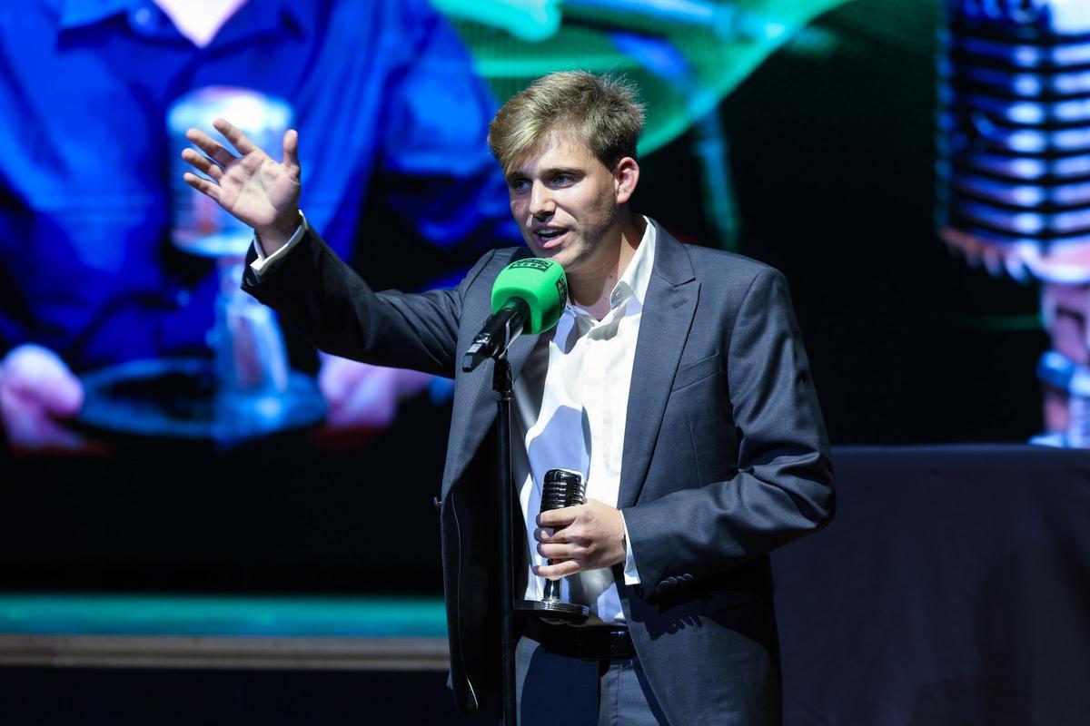 Daniel Lloyd Galiana en los Premios Onda Cero, Teatro Pereyra.