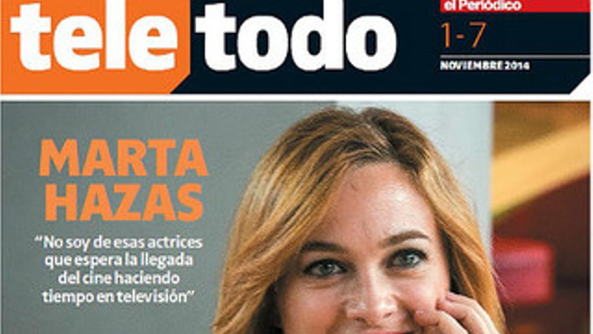 Marta Hazas es la protagonista del 'Teletodo' de esta semana.