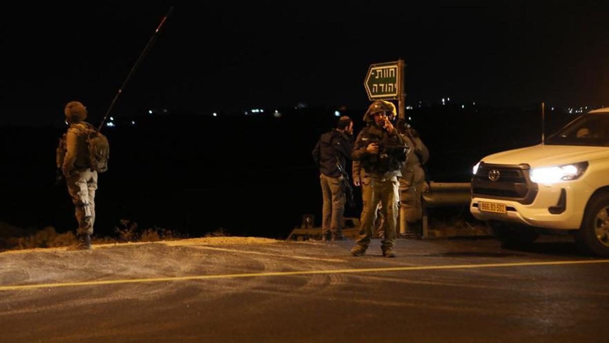 Ejército de Israel en Hebrón, Cisjordania.