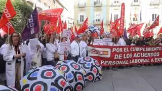 El personal a extinguir de Sanidad reclama al Consell cumplir con la mejora de las condiciones laborales acordada