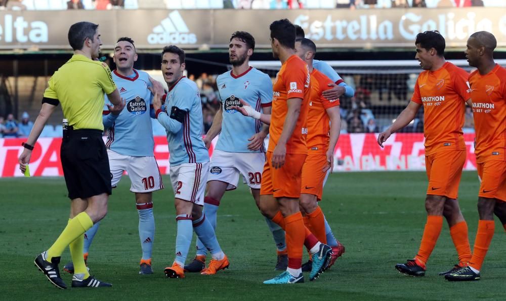 La galería de imágenes del empate entre el Celta y el Málaga en Balaídos