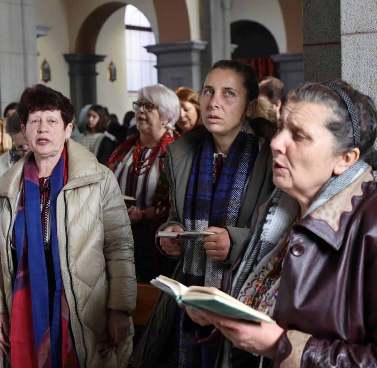 Masiva misa ucraniana por San Andrés
