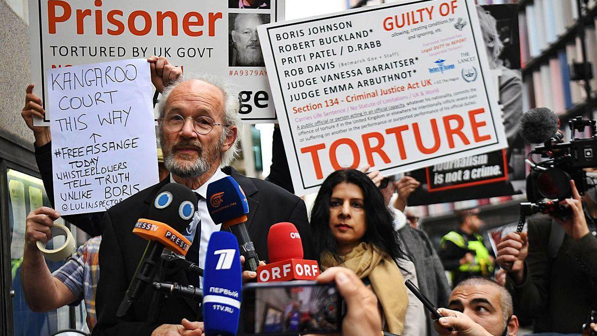 Reanudado el juicio de Assange sobre su extradición a EE UU