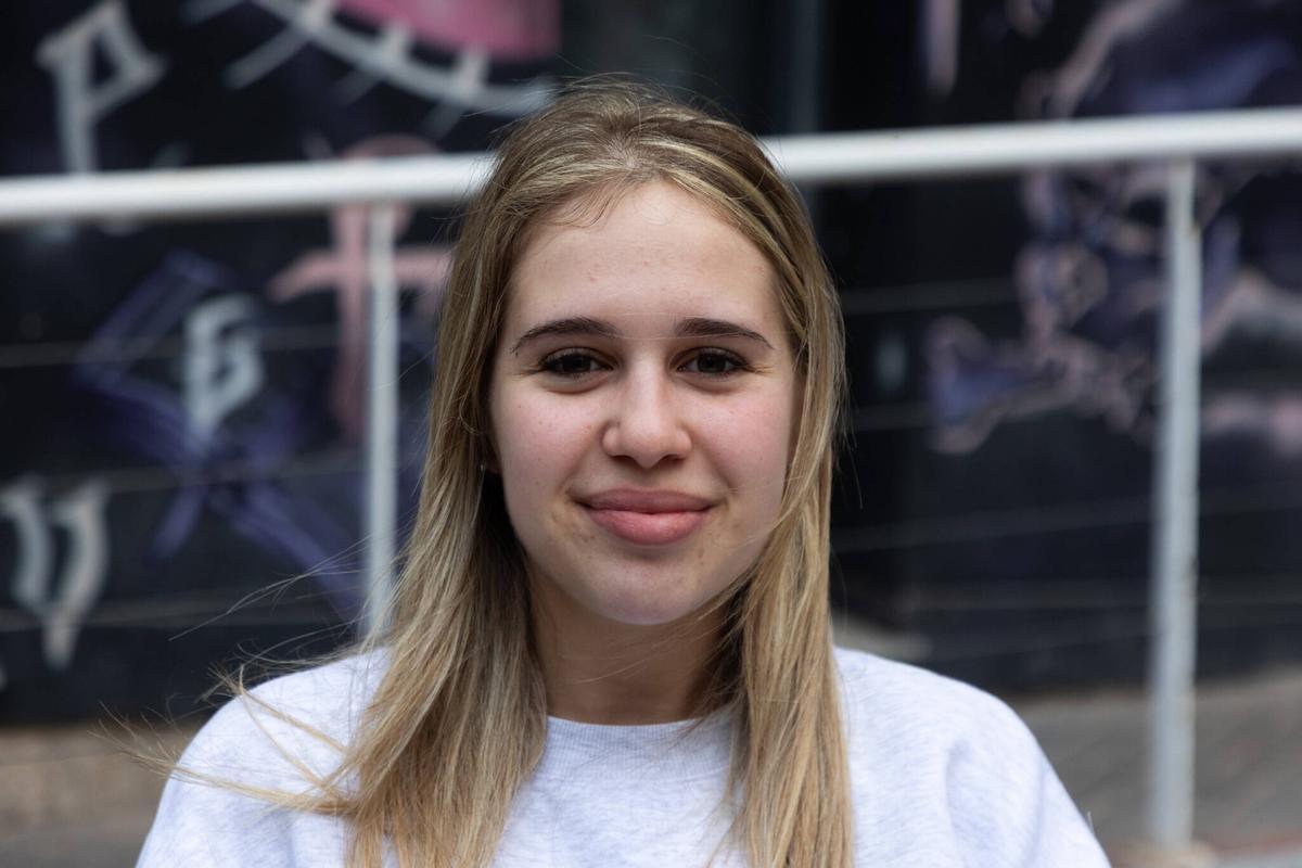 Fátima, estudiante de primero de Pedagogía de la UV.