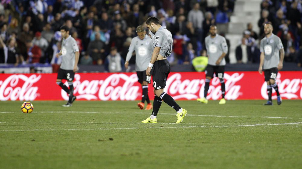 El Dépor sale goleado de Leganés