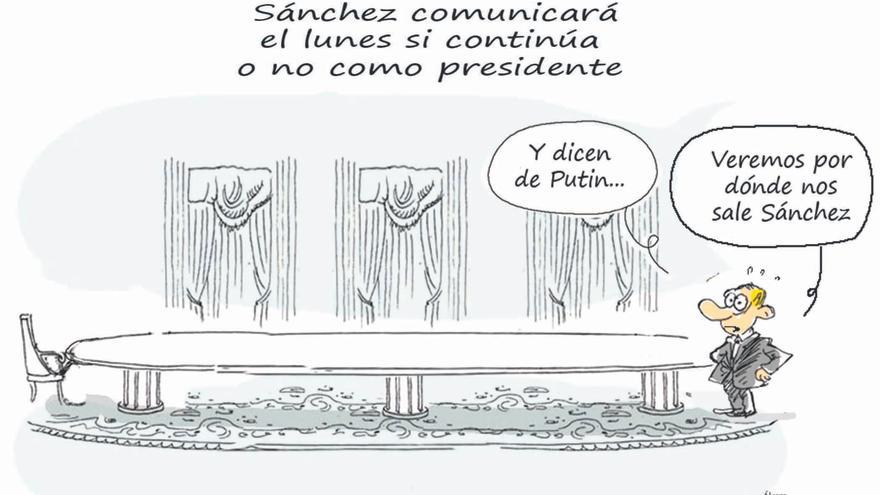 Sánchez comunicará el lunes si continúa o no como presidente