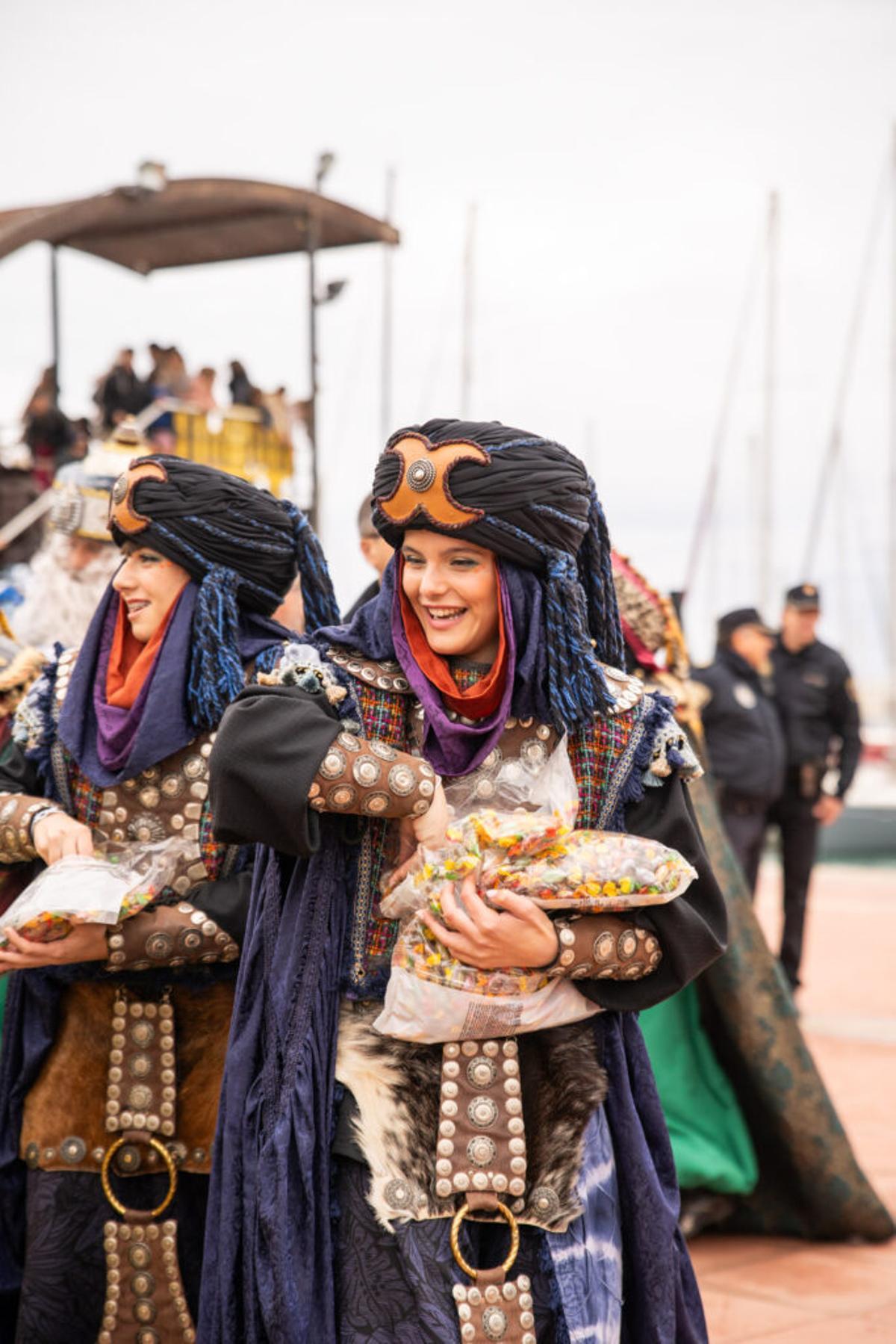 Llegada de los Reyes Magos, dentro de la programación 'Nadal al Port'.