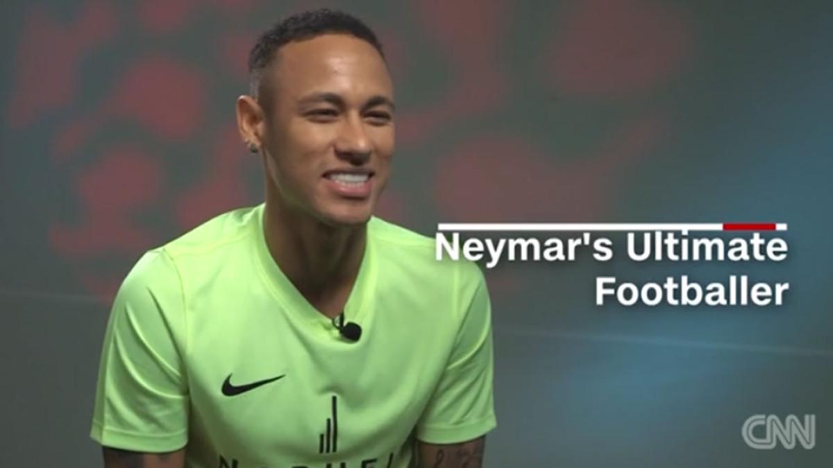 Neymar concedió una entrevista a la CNN