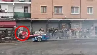 Así se vivió en primera persona el accidente del rally de Galdakao que dejó nueve heridos