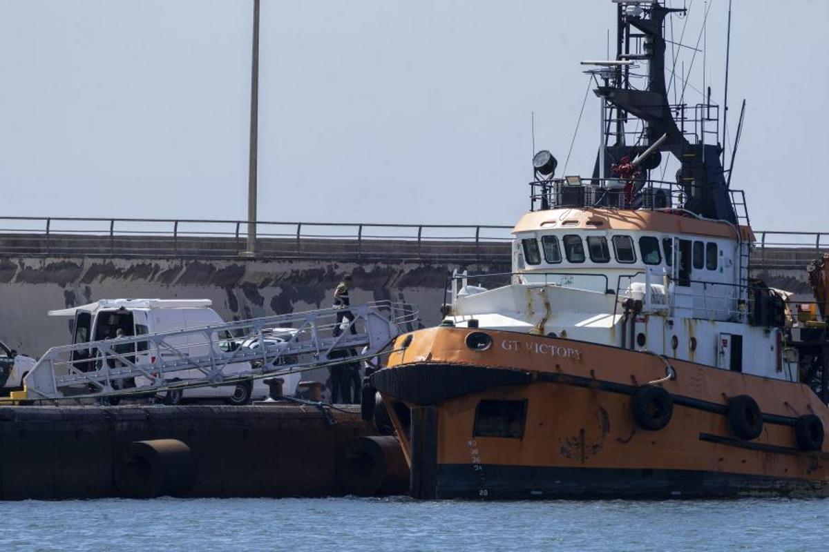 Un remolcador interceptado con droga en aguas de Canarias, atracado en el puerto de Santa Cruz de Tenerife Un remolcador interceptado con droga en aguas de Canarias, atracado en el puerto de Santa Cruz de Tenerife