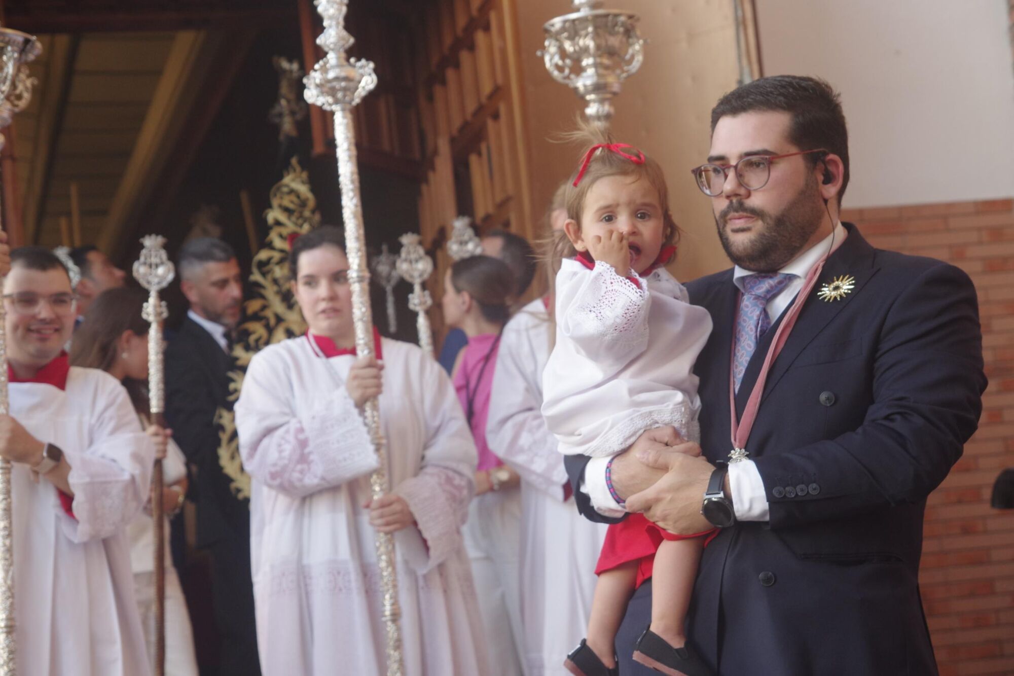 Salida procesional de María Auxiliadora por Capuchinos en 2025
