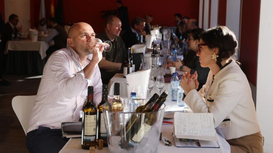 Una degustación de vinos de la DO Rías Baixas. |  Gustavo Santos