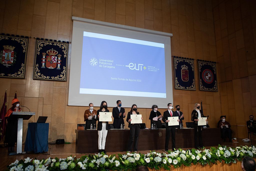 Acto por la fiesta de Santo Tomás de Aquino en la UPCT