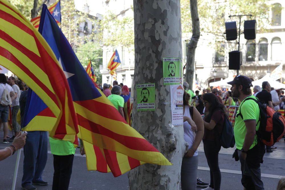 Concentració per la Diada 2017 a Barcelona