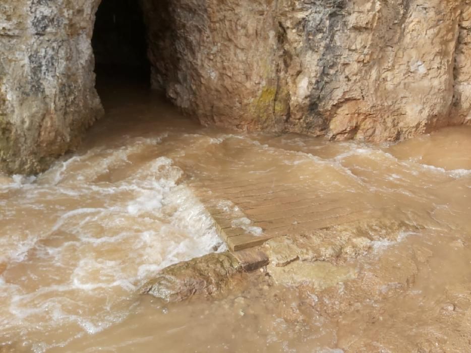 L'aigua a les Coves del Toll