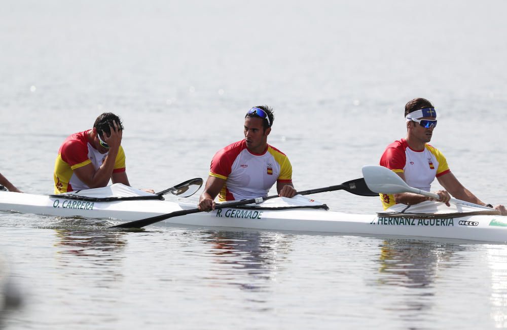 El K-4 del asturiano Hernanz acaba quinto en los Juegos de Río