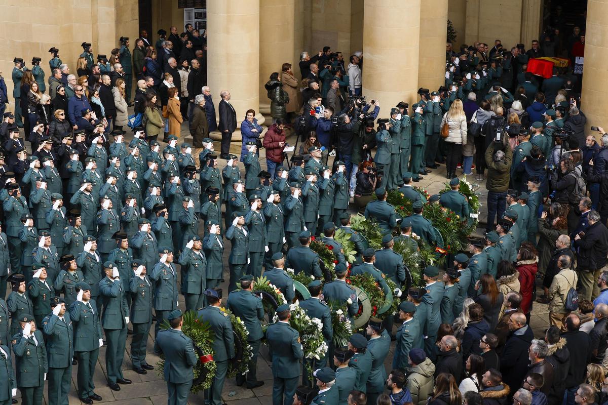 El funeral de David Pérez, en Pamplona