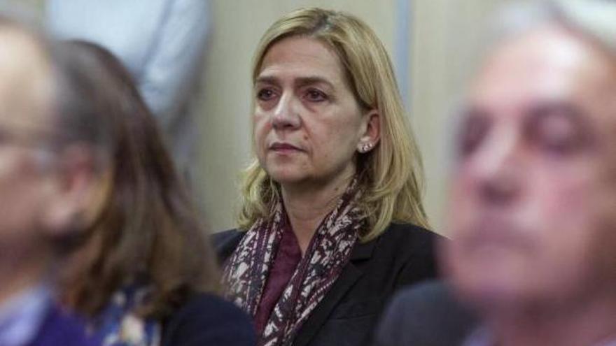 La infanta Cristina en el banquillo.