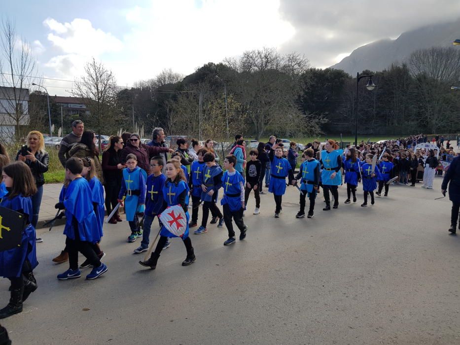 Antroxu del colegio Valdellera de Posada de Llanes