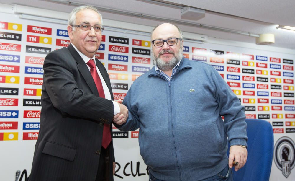 Presentación de Quique Hernández como presidente