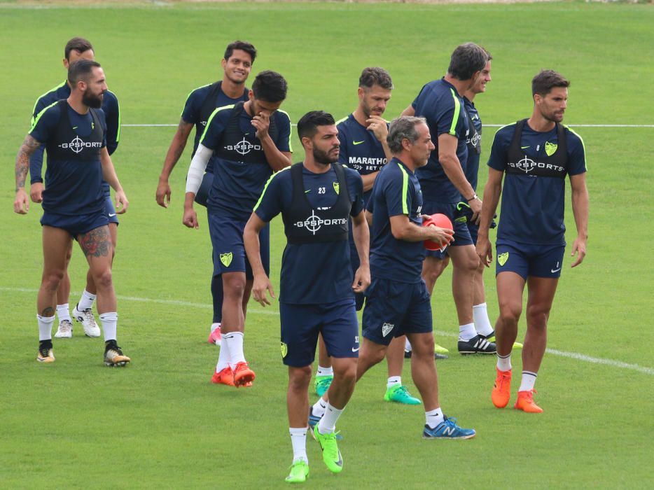 Tras la derrota ante el CD Leganés y con Míchel ratificado en su puesto, la plantilla ya trabaja de cara al encuentro del sábado en el Camp Nou