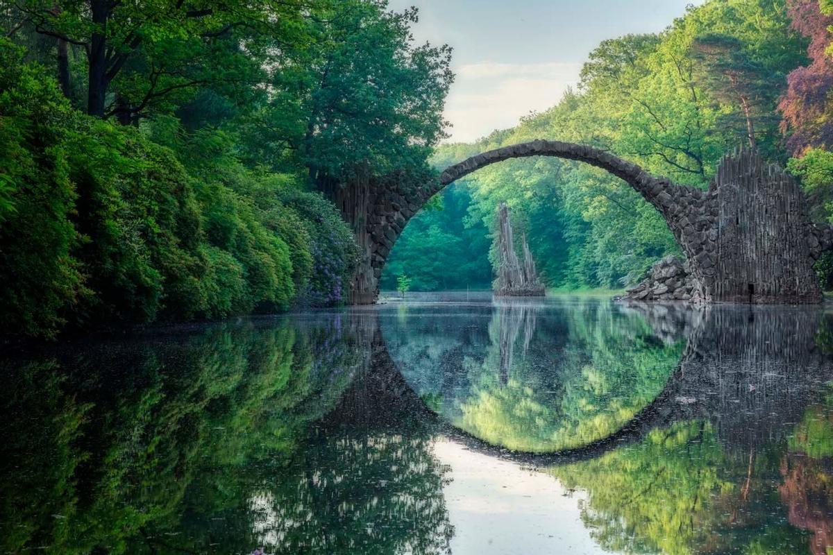 Puente de Rakotz, Kromlau (Alemania)