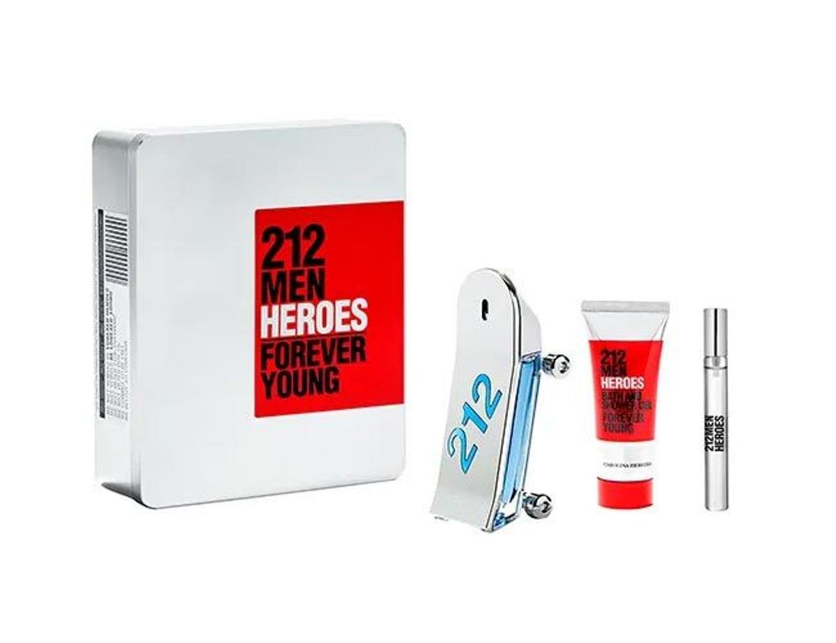Comprar con descuento el cofre de regalo del perfume 212 Men Heroes Forever Young de CAROLINA HERRERA