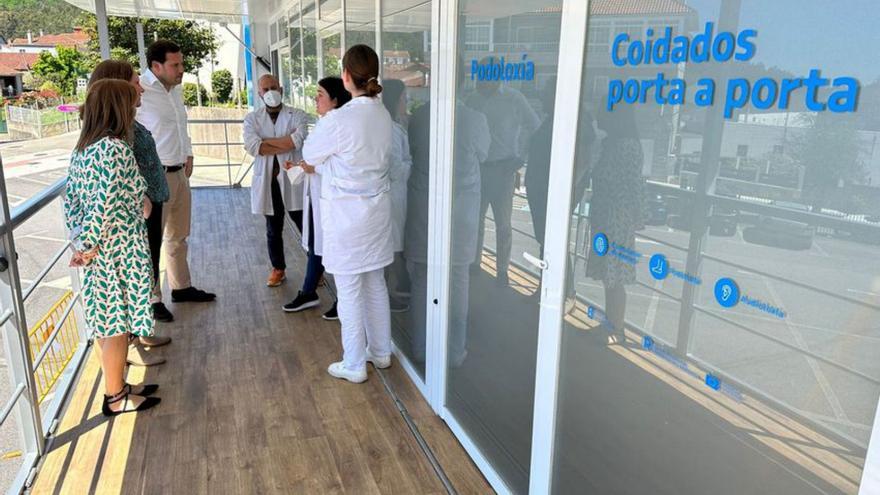 Cerdedo acoge la unidad “Coidados porta a porta”, con 150 usuarios en 3 días