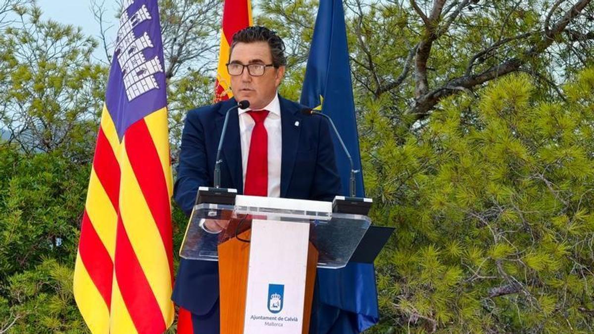 El alcalde de Calvià, Juan Antonio Amengual (PP), anunció 300 VPO de alquiler en el discurso oficial de inicio de las fiestas del Rei en Jaume
