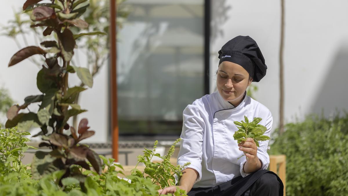 El restaurante Blanc da prioridad a los productos más cercanos de Km0 para mantener toda su frescura y calidad.