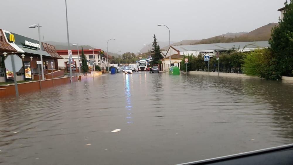 La lluvia ha causado importantes daños en la comarca de Antequera.