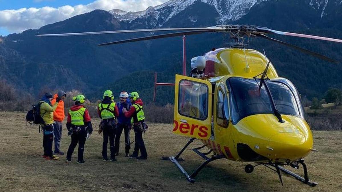 Rescat d'un excursionista a Josa i Tuixent