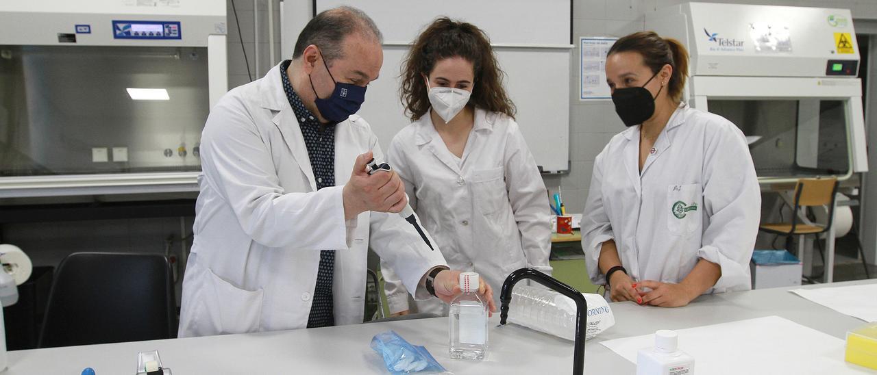 Laboratorio de Química de un centro de FP de Ourense